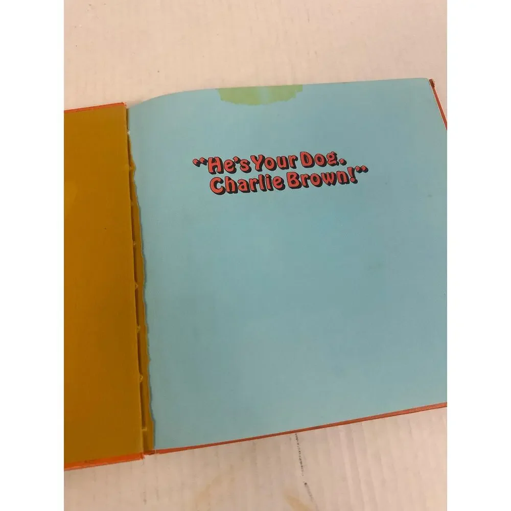 He's Your Dog Charlie Brown Charles M Schulz Snoopy Peanuts Vintage Book 1968